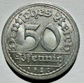 Germany 50 Pfennig 1920 D