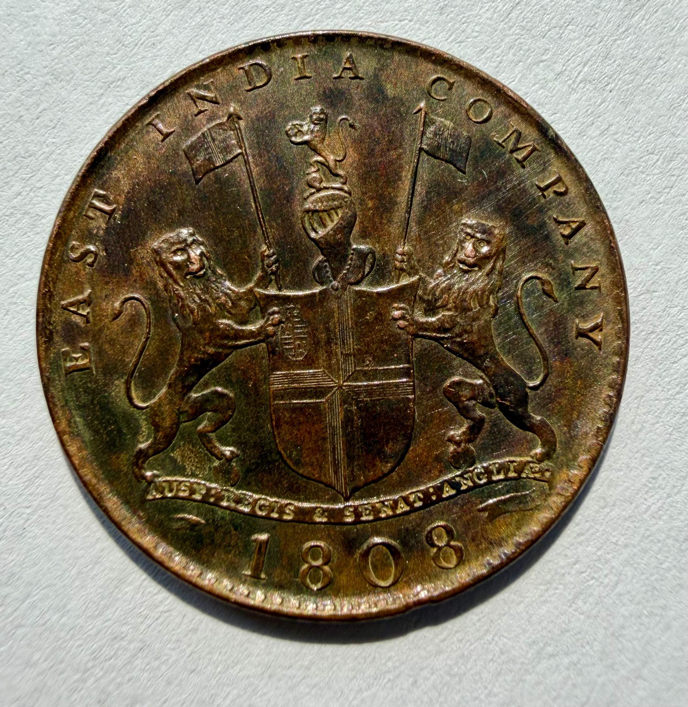 1808 10 Cash East India Company-superb