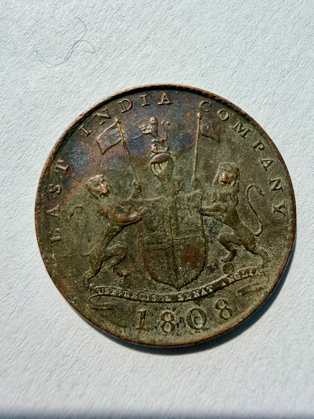 1808 10 Cash East India Company-high grade