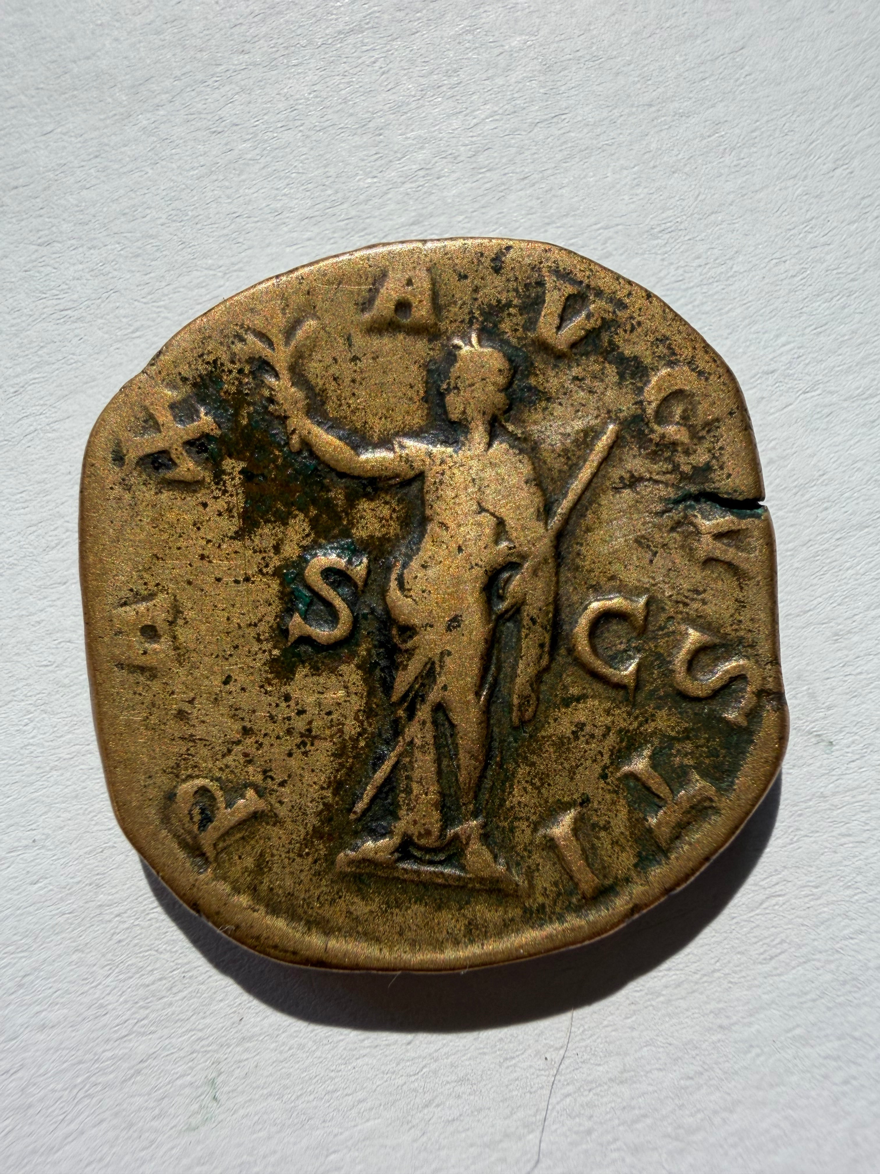 Maximinus Thrax Brass Sestertius, Pax -excellent