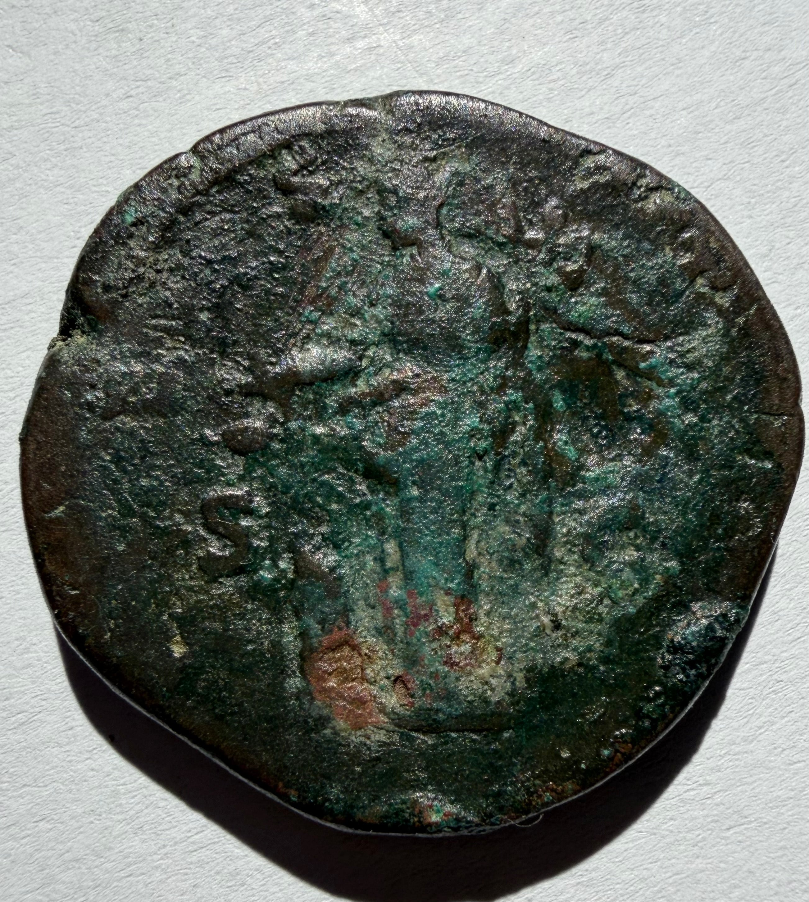 Lucilla - AE Sestertius - Vesta