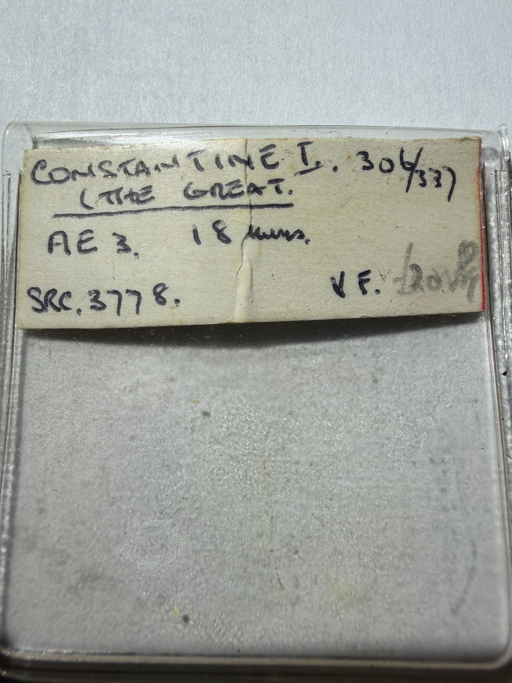 Constantine I AE3 Camp gate SMANTA in Exergue, star above