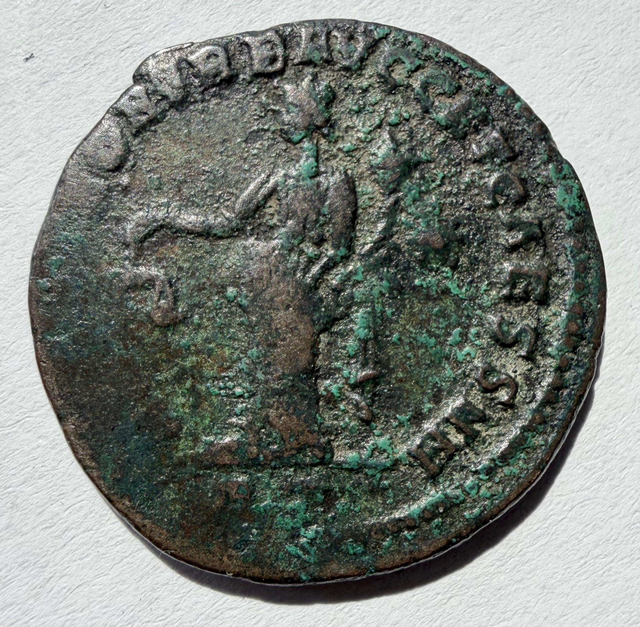 Constantius I Chlorus, as Caesar, AE follis Moneta standing left