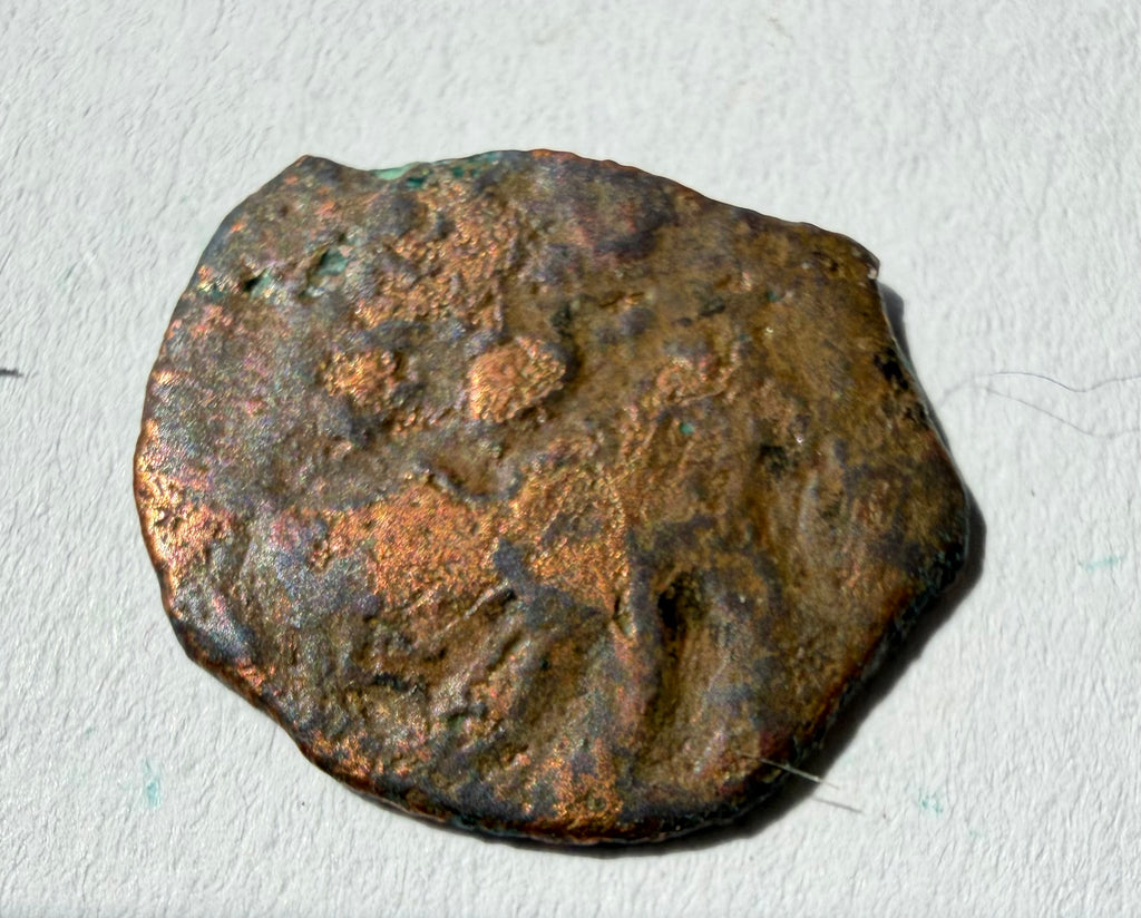 Persis ae18. Fire altar/Lion left-1st Century BC to 1st Century AD.