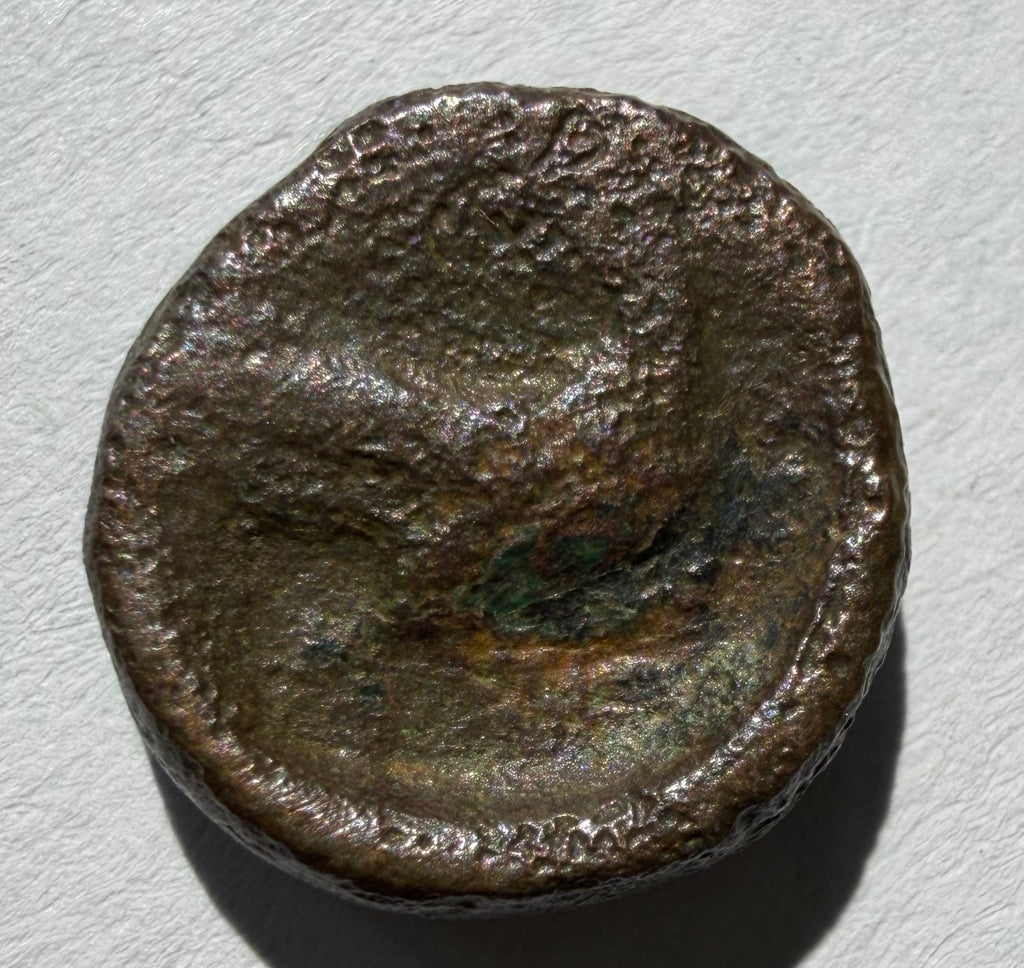 Roman Republic Bronze ae 14 . Prow