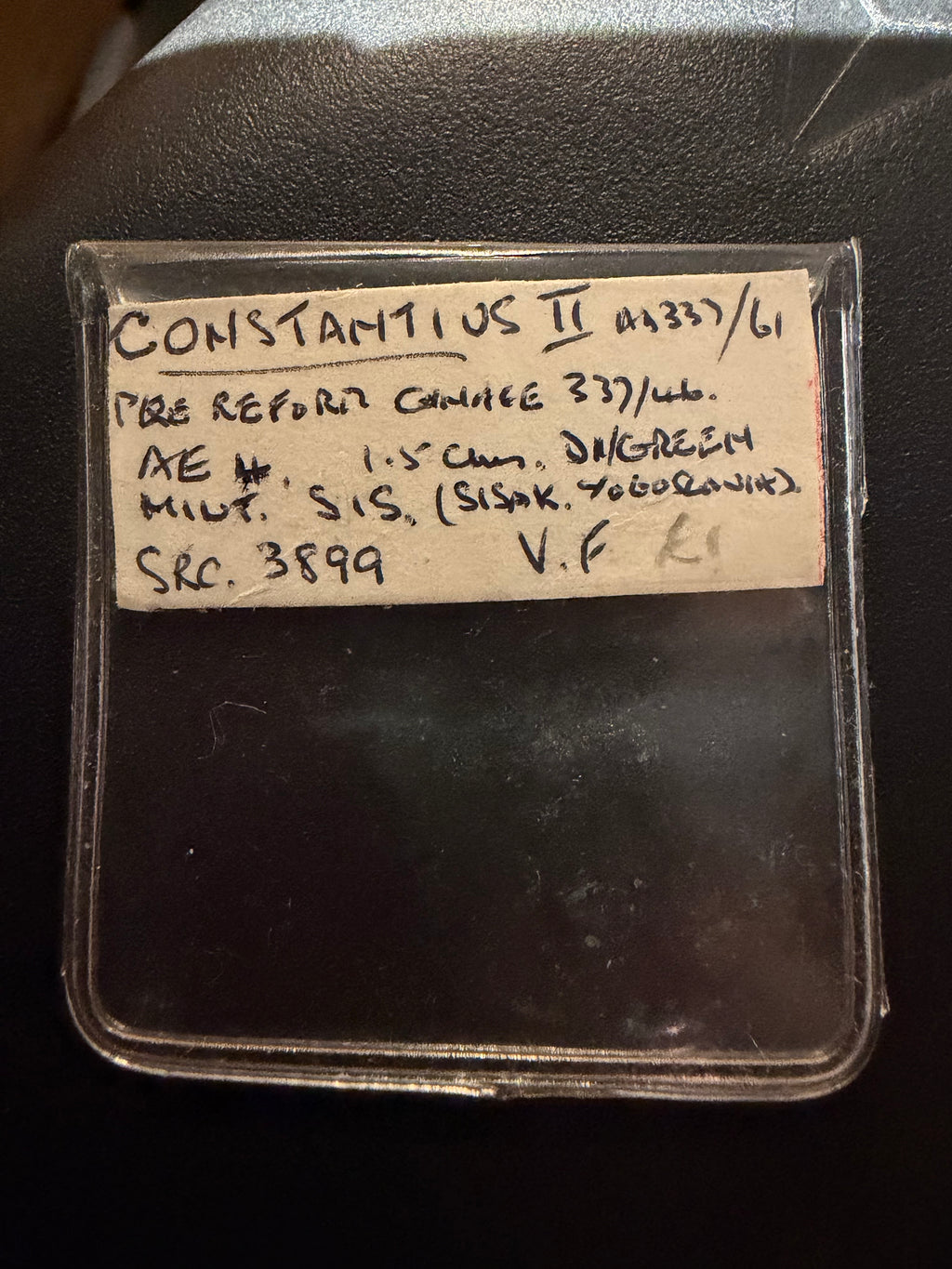 Constantius II 347-348AD 2 Victories facing-Siscia