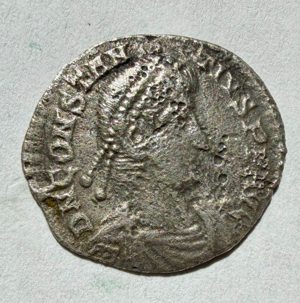 Constantius II siliqua VOTIS XXX MVLTIS XXXX in wreath
