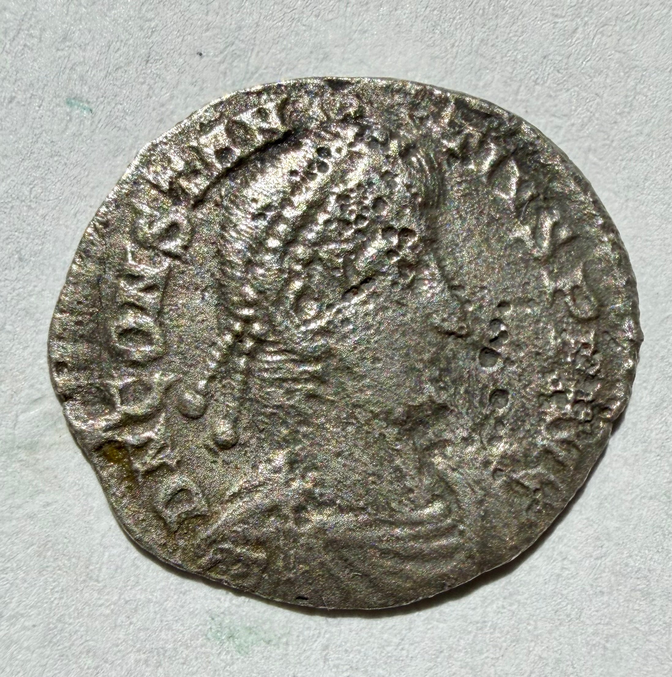 Constantius II siliqua VOTIS XXX MVLTIS XXXX in wreath