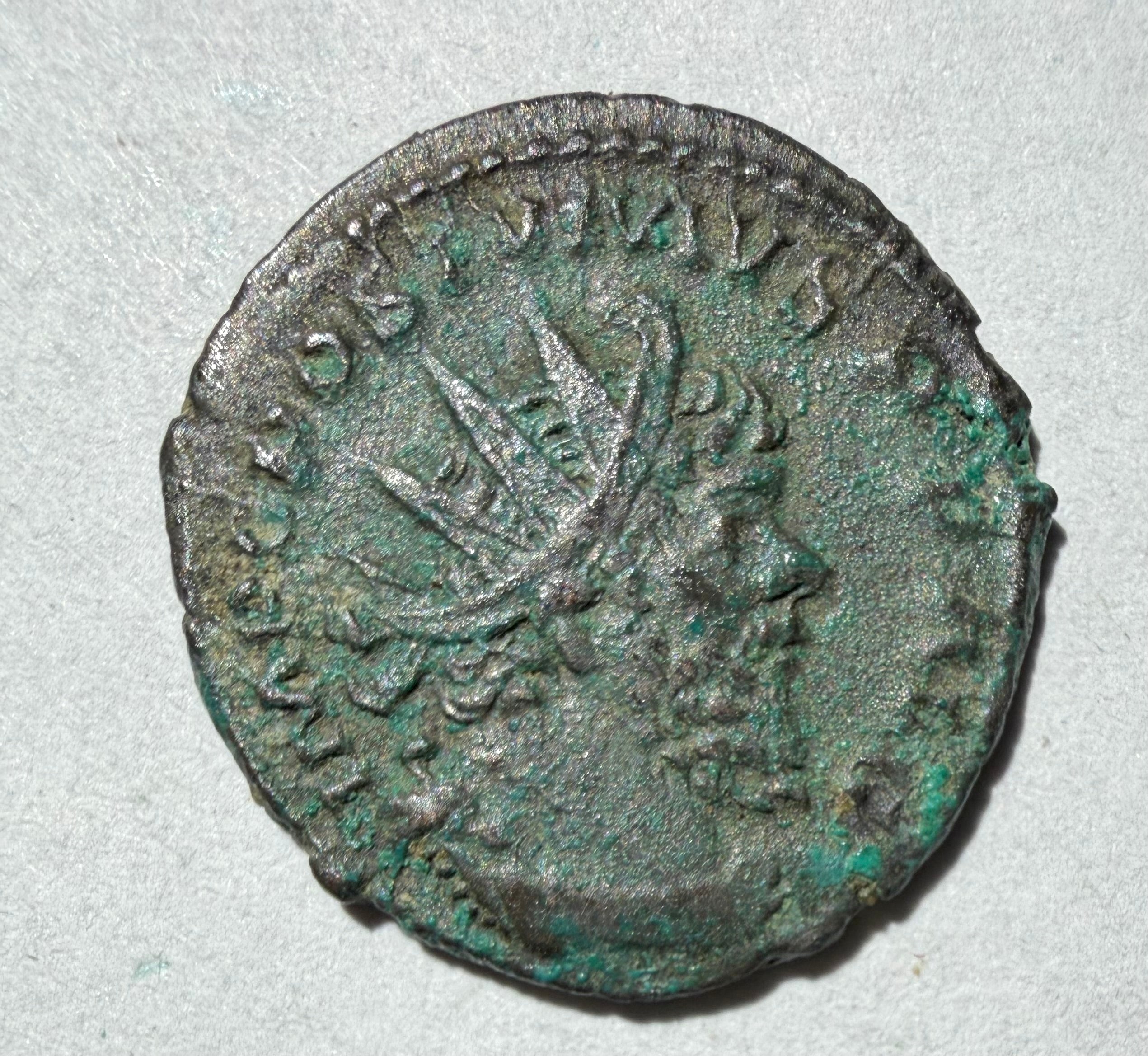 Postumus antoninianus COS IIII -PAX