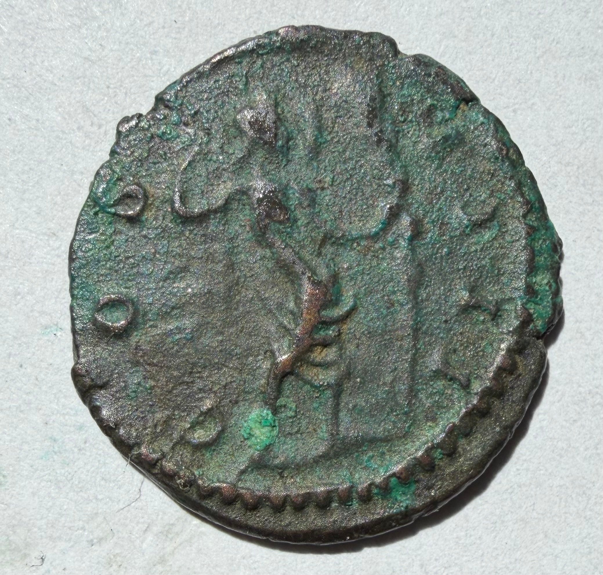 Postumus antoninianus COS IIII -PAX