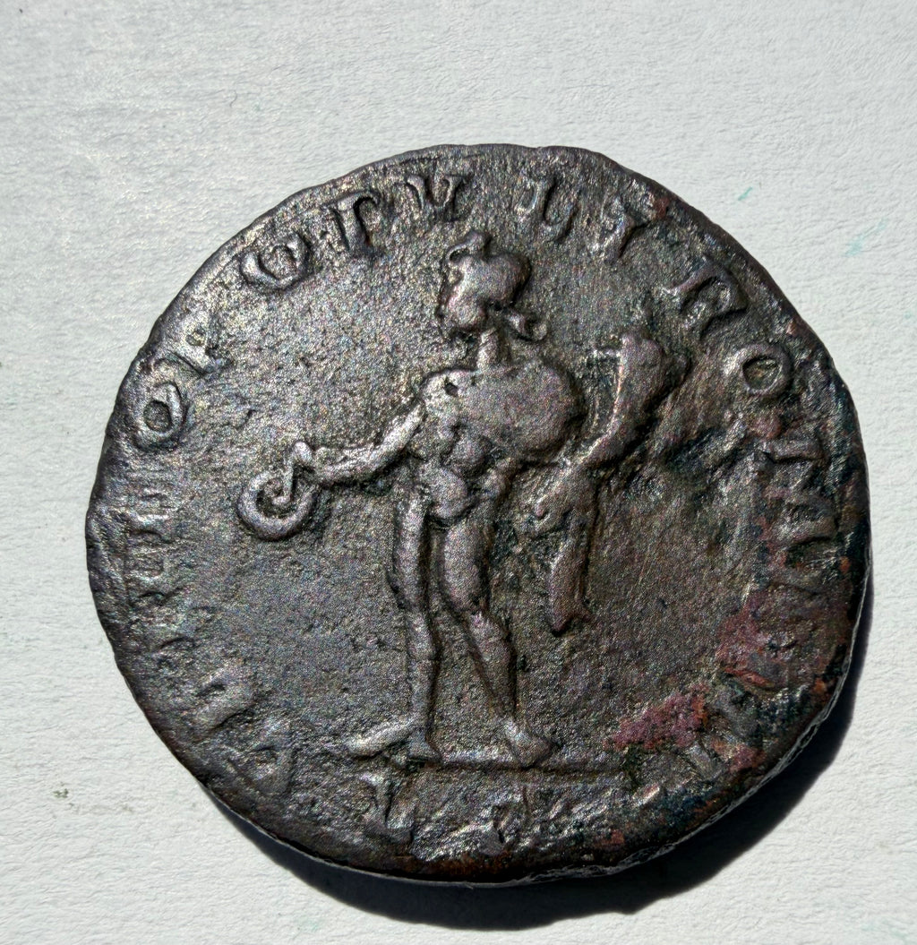 Diocletian billon follis GENIO POPVLI ROMANI, Lyons 296AD - RIC VI 44a, 24mm