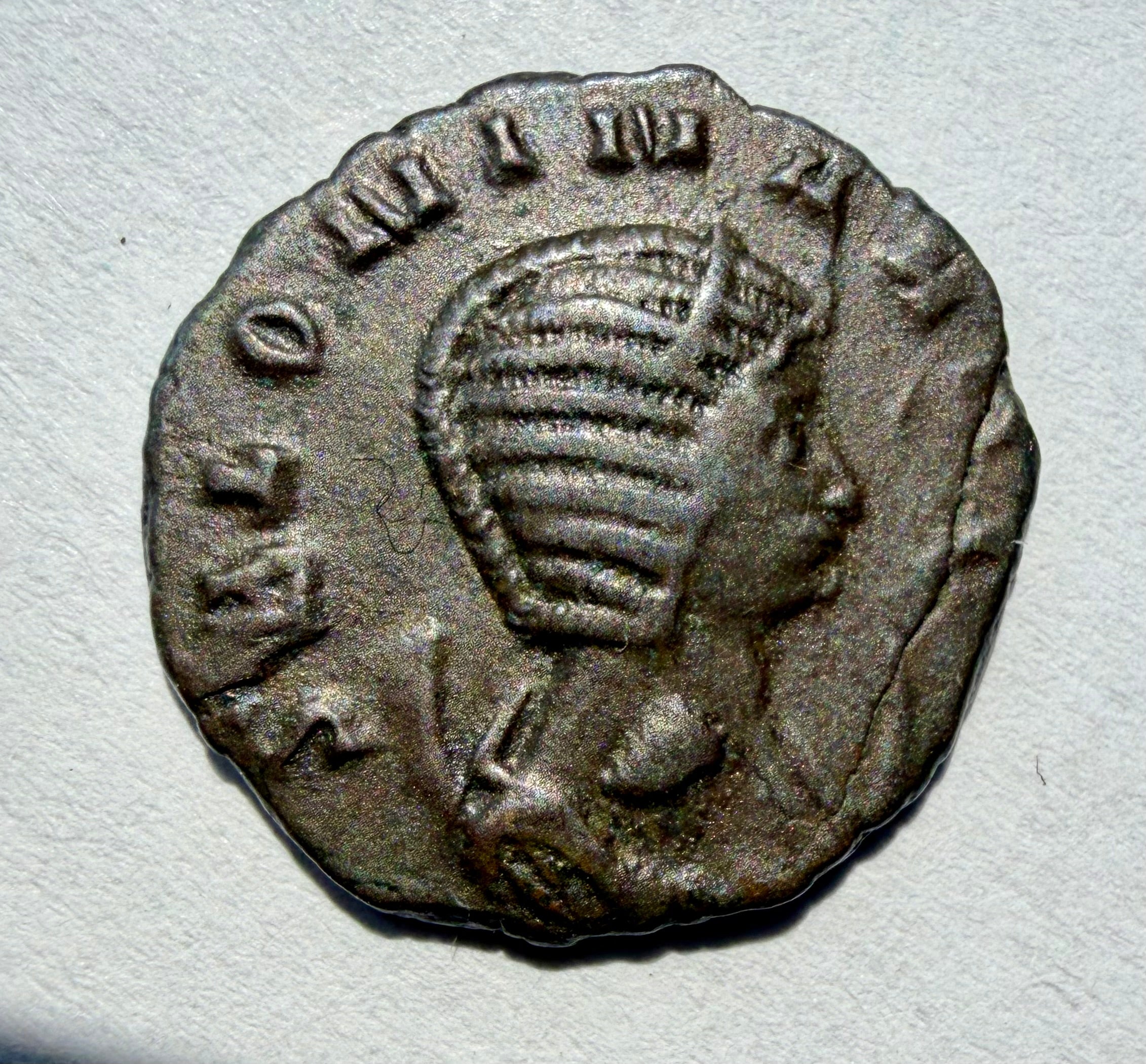 ROMAN EMPIRE SALONINA ANTONINIANUS IVNO CONSERVAT