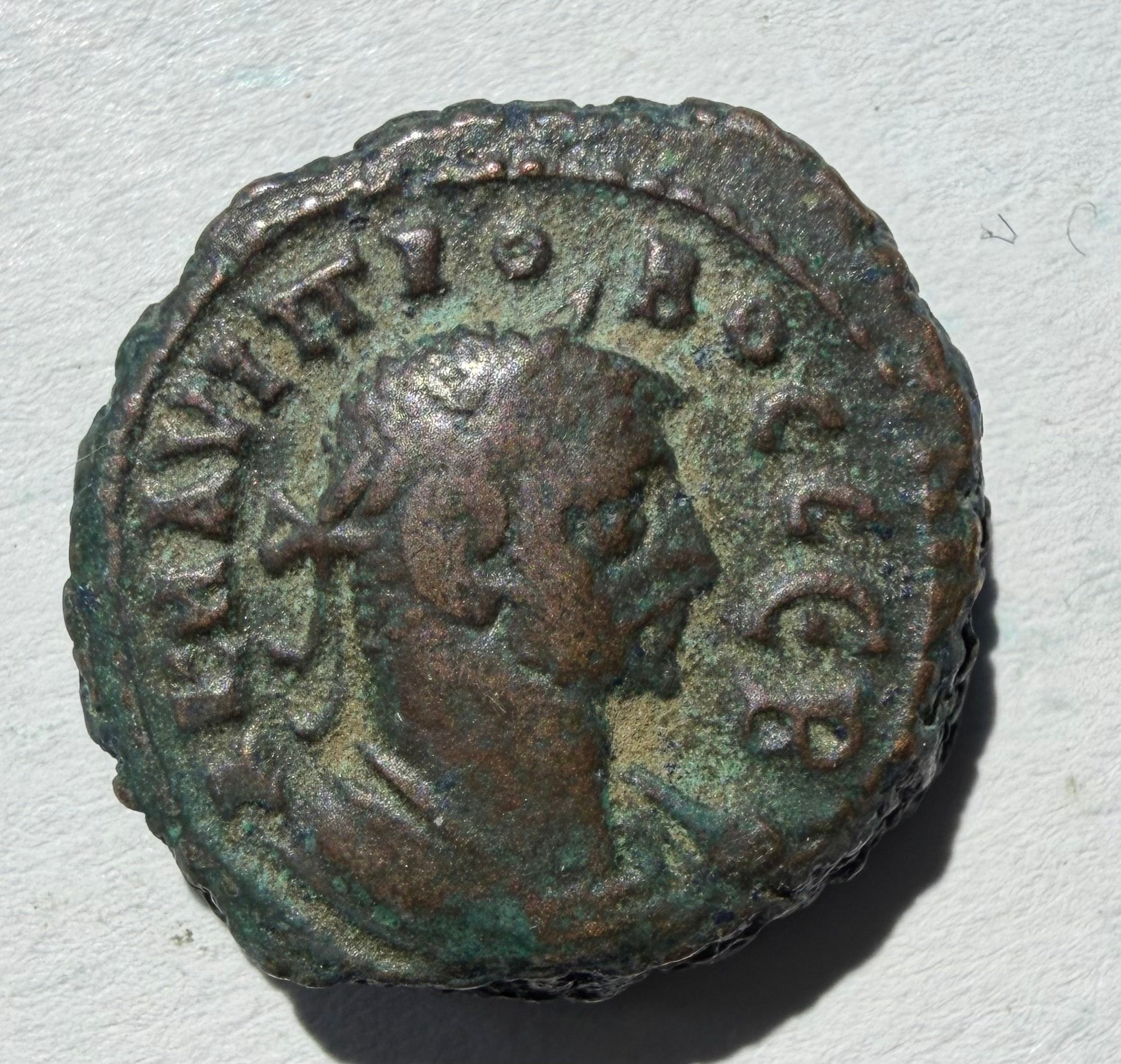 Probus Billon Tetradrachm of Alexandria Rv Eagle Yr2
