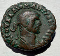 Diocletian,Tetradrachm, 288-289, Alexandria, Alexandria holding head of Serapis