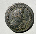 Diocletian follis 28mm- QVIES AVGG-LYON-excellent