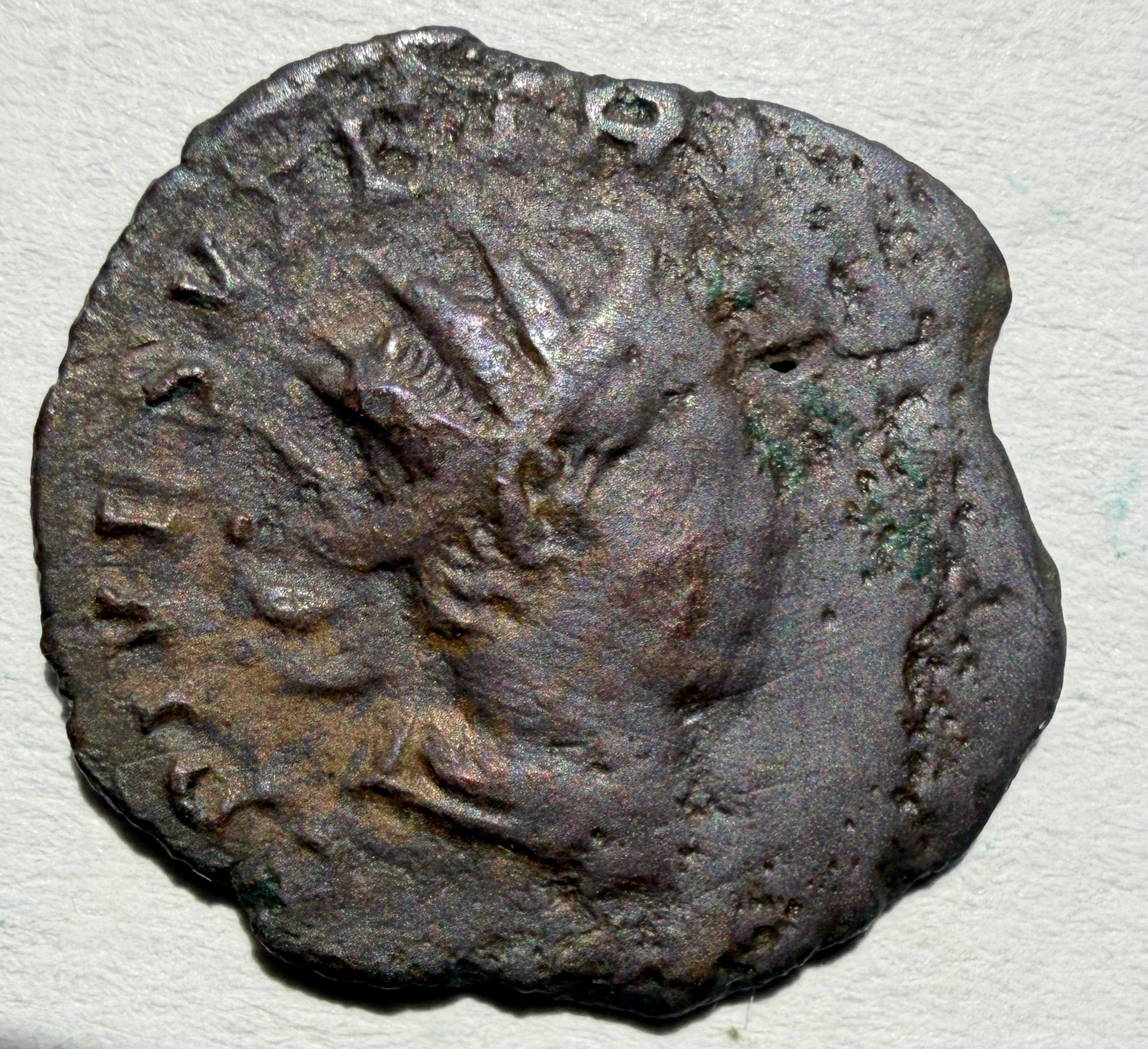 Tetricus I - Antoninianus. Spes-barbarous?
