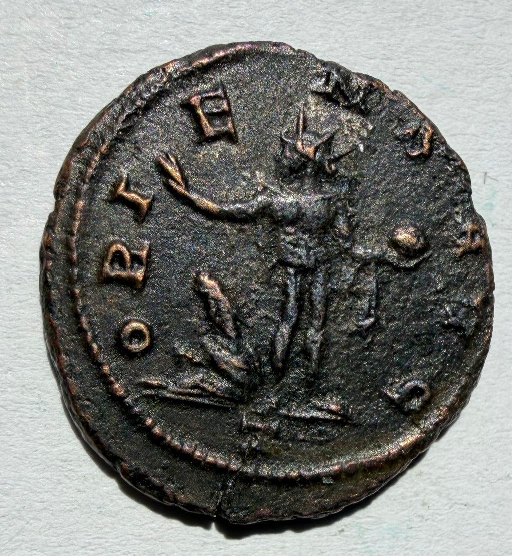 Aurelian Antoninianus. ORIENS AVG-Tincinum