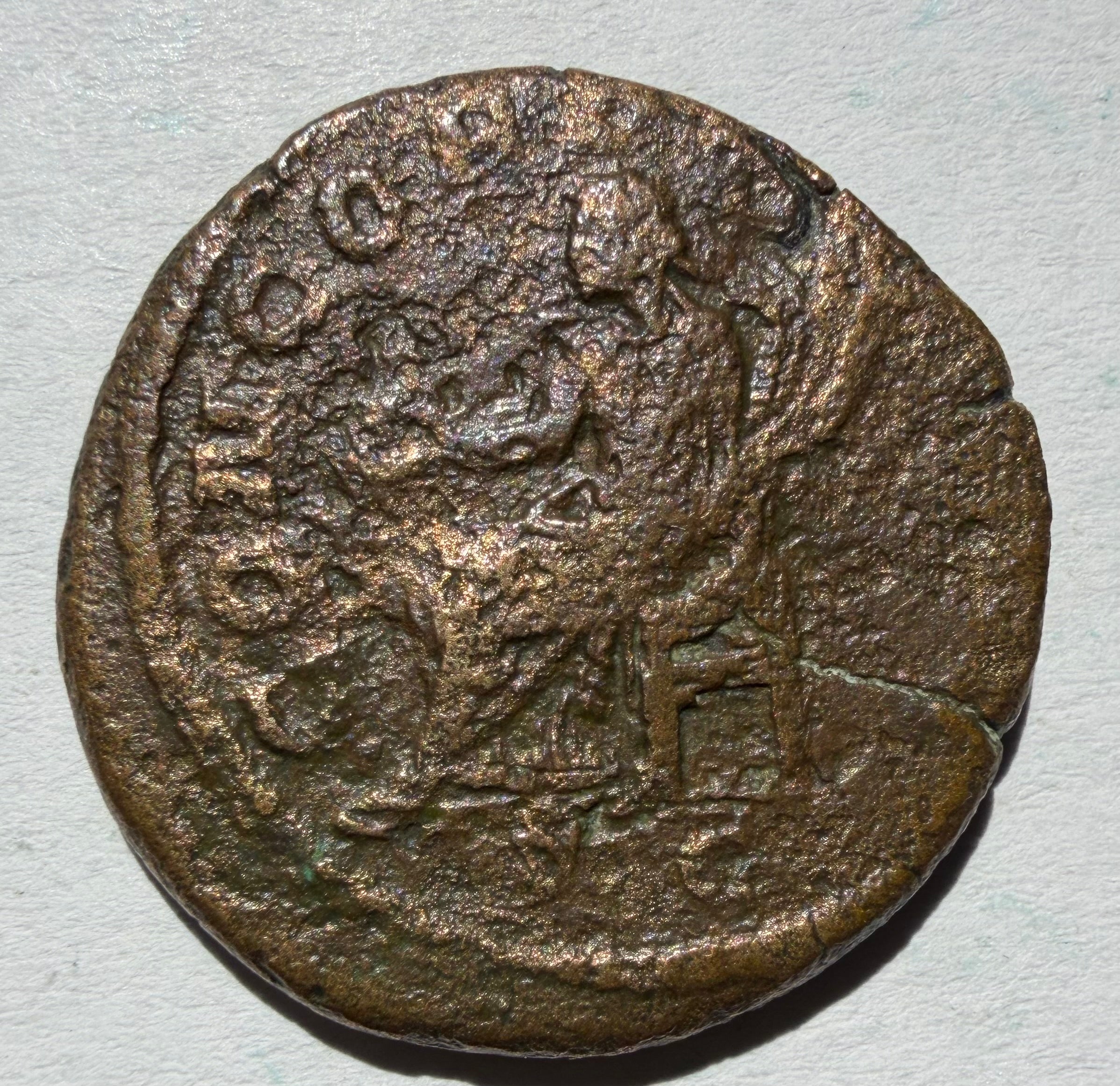 Otacilia Severa, provincial ae24 as, Concordia reverse.