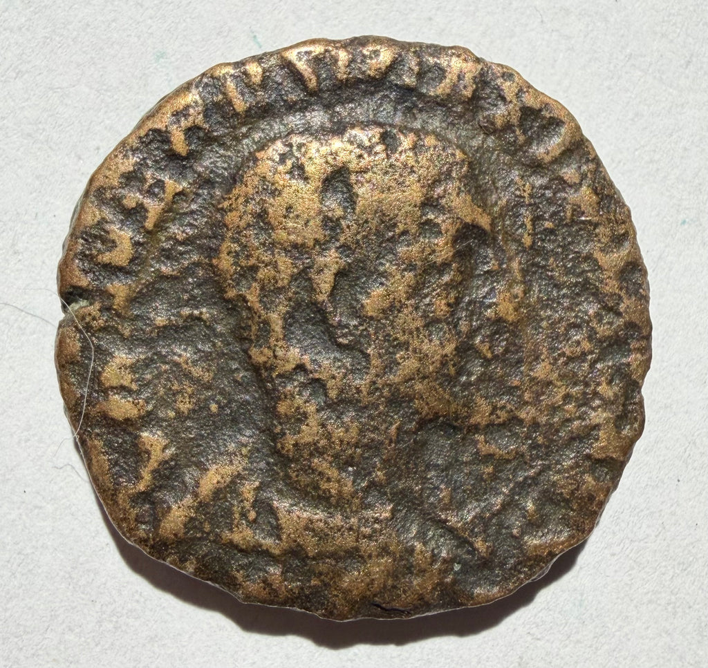 Maximus AE As - PIETAS AVG - Priestly Implements-very rare