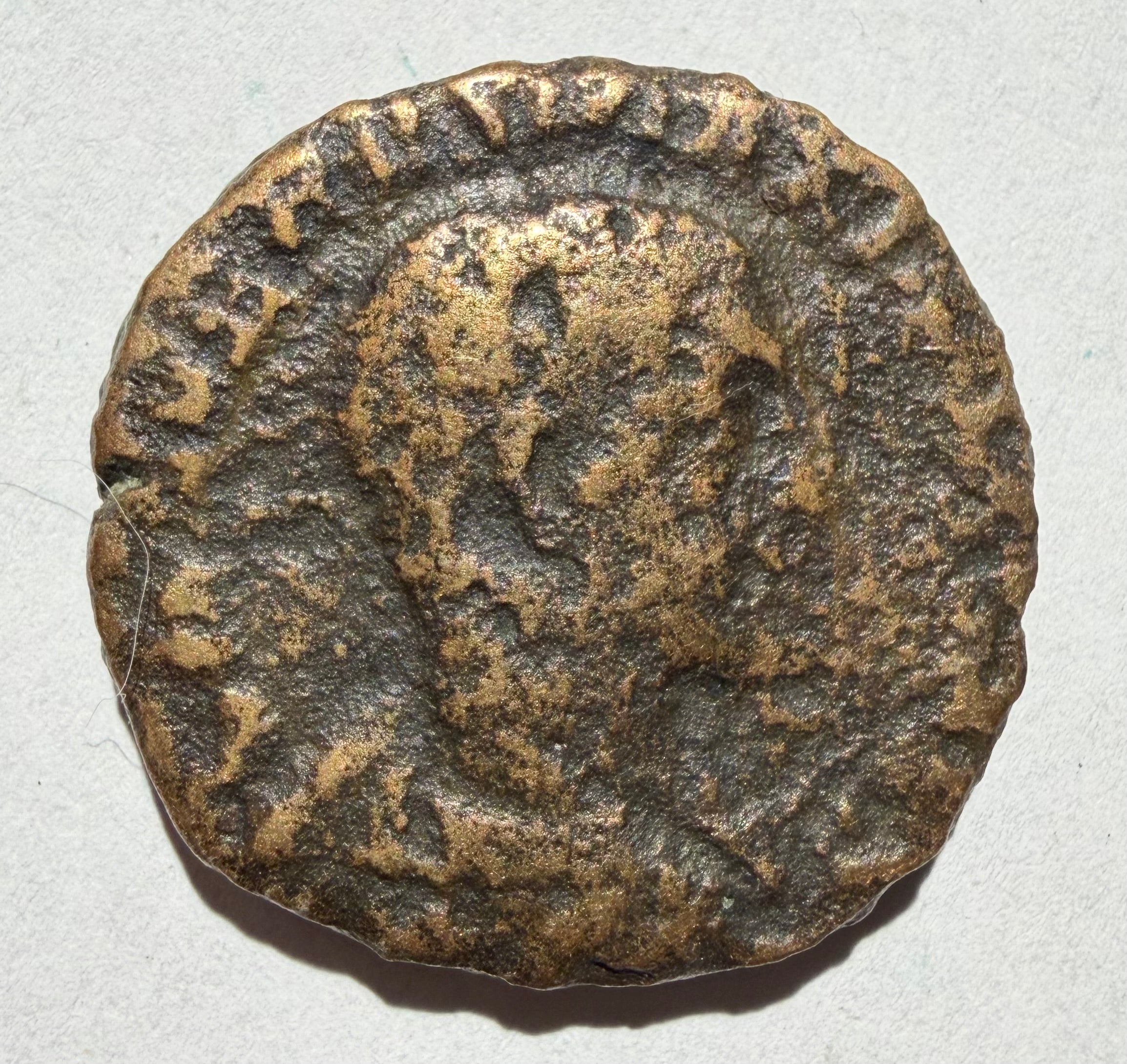 Maximus AE As - PIETAS AVG - Priestly Implements-very rare