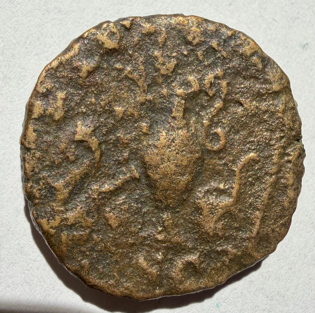 Maximus AE As - PIETAS AVG - Priestly Implements-very rare