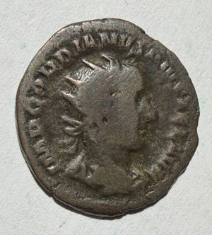 Gordian III 238-244AD antoninianus - Apollo seated left