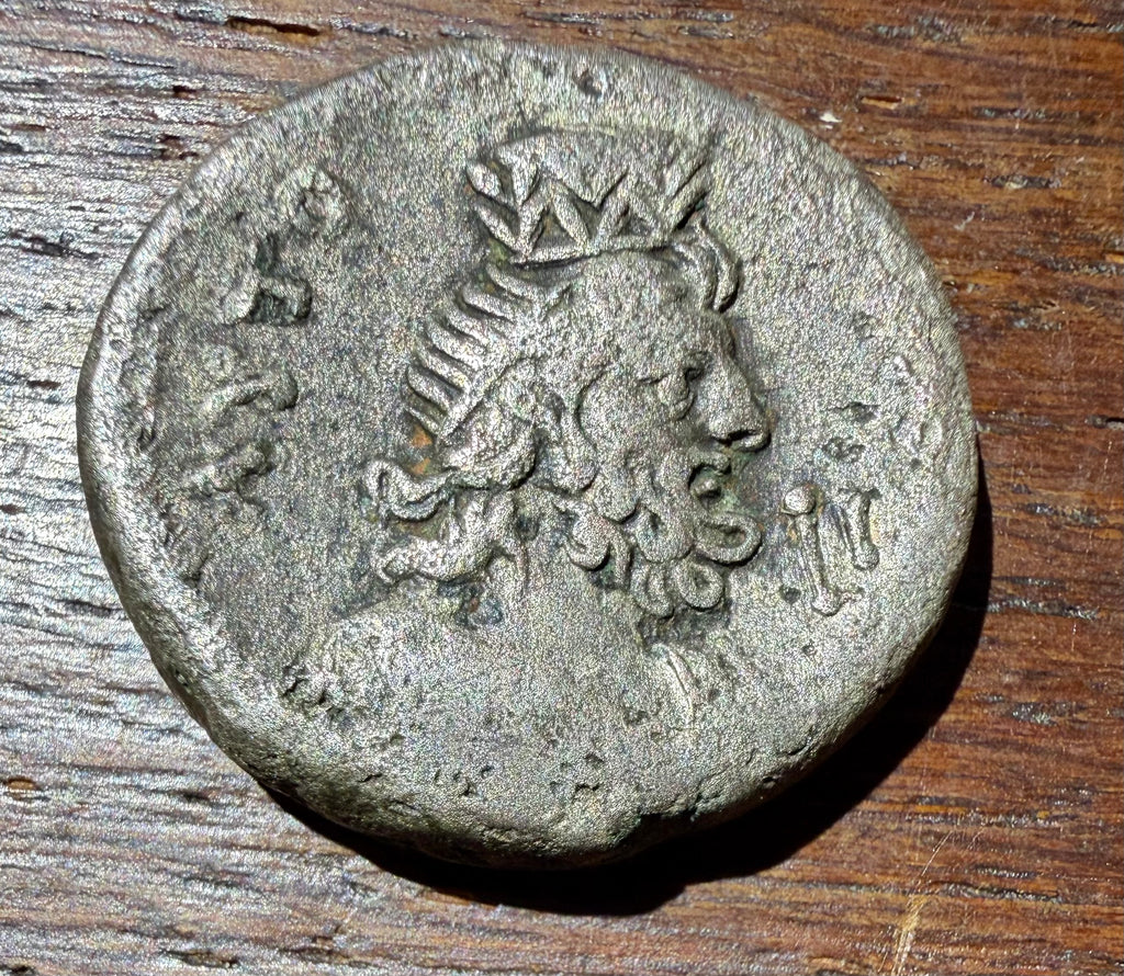 Roman Provincial. Egypt. Nero (AD 54-68)Tetradrachm, Rev. Serapis-Year 10