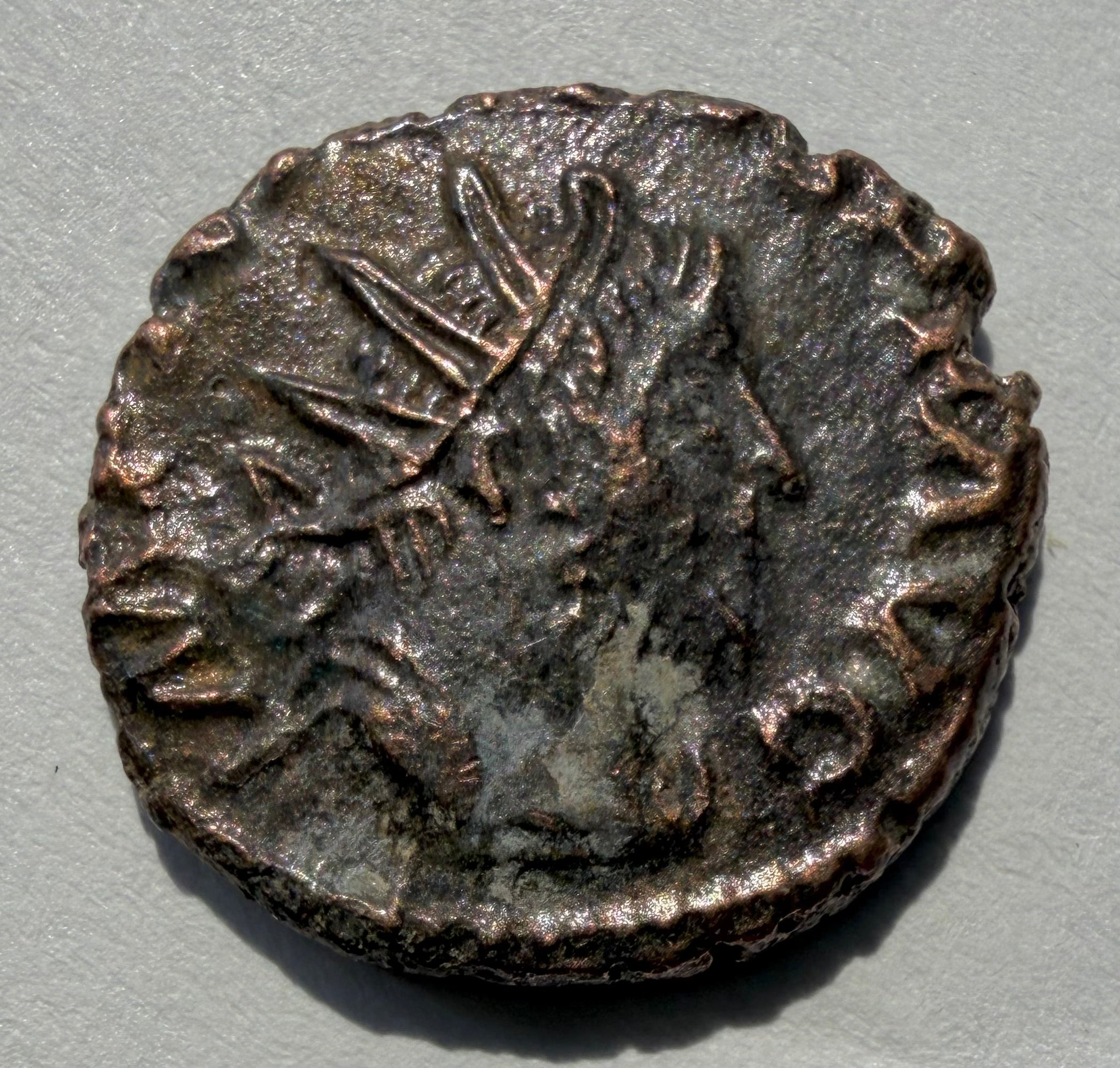 Tetricus II- Hilaritas barbarous Antoninianus-high grade