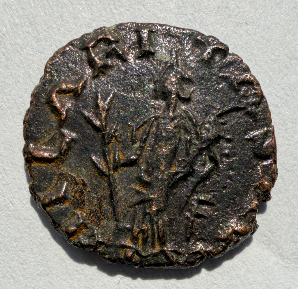 Tetricus II- Hilaritas barbarous Antoninianus-high grade