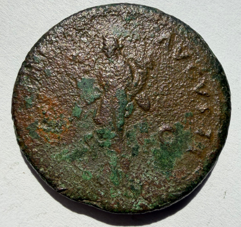 Domitian as FORTUNA AVGVSTI; Fortuna 92-94AD
