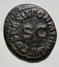 Claudius Bronze Quadrans - Rome 41-54 AD  -Modius-high grade