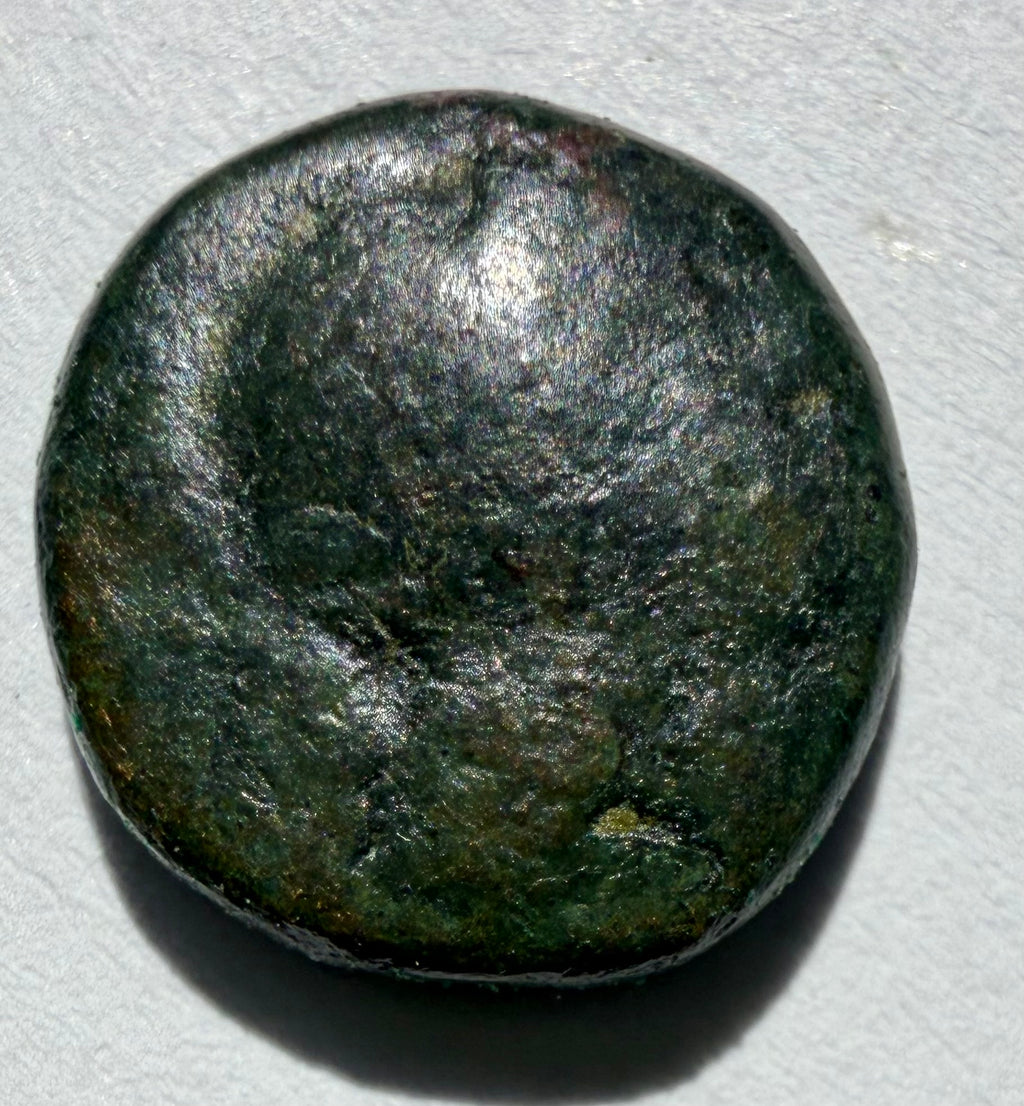 Athens ae11. Athena head right. Rev owl AOE