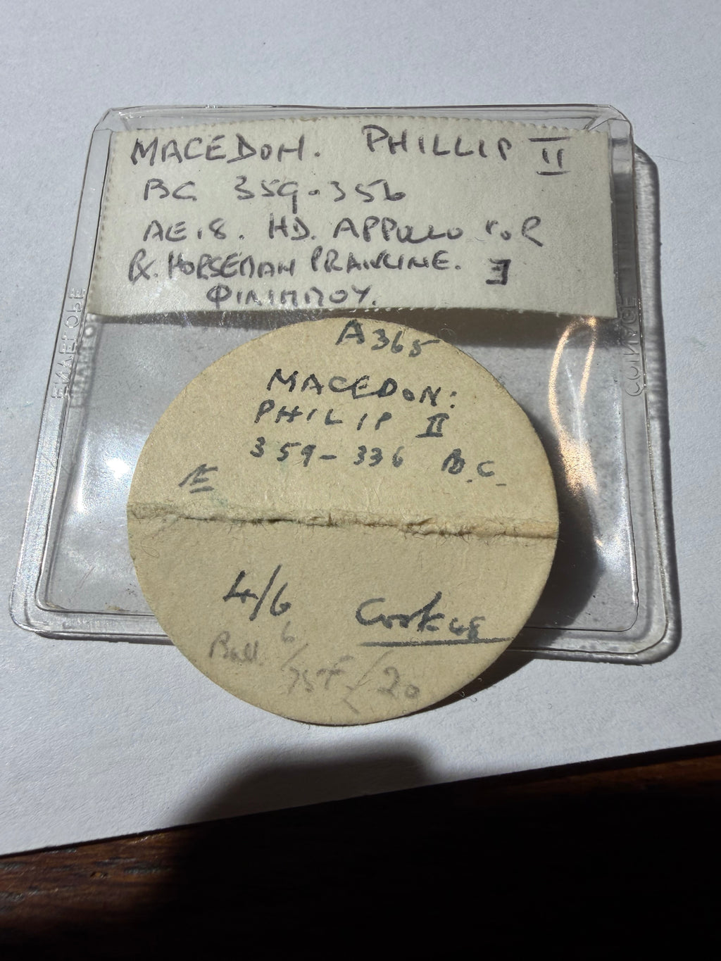 KINGS OF MACEDON. Philip II (359-336 BC).Æ 19 mm