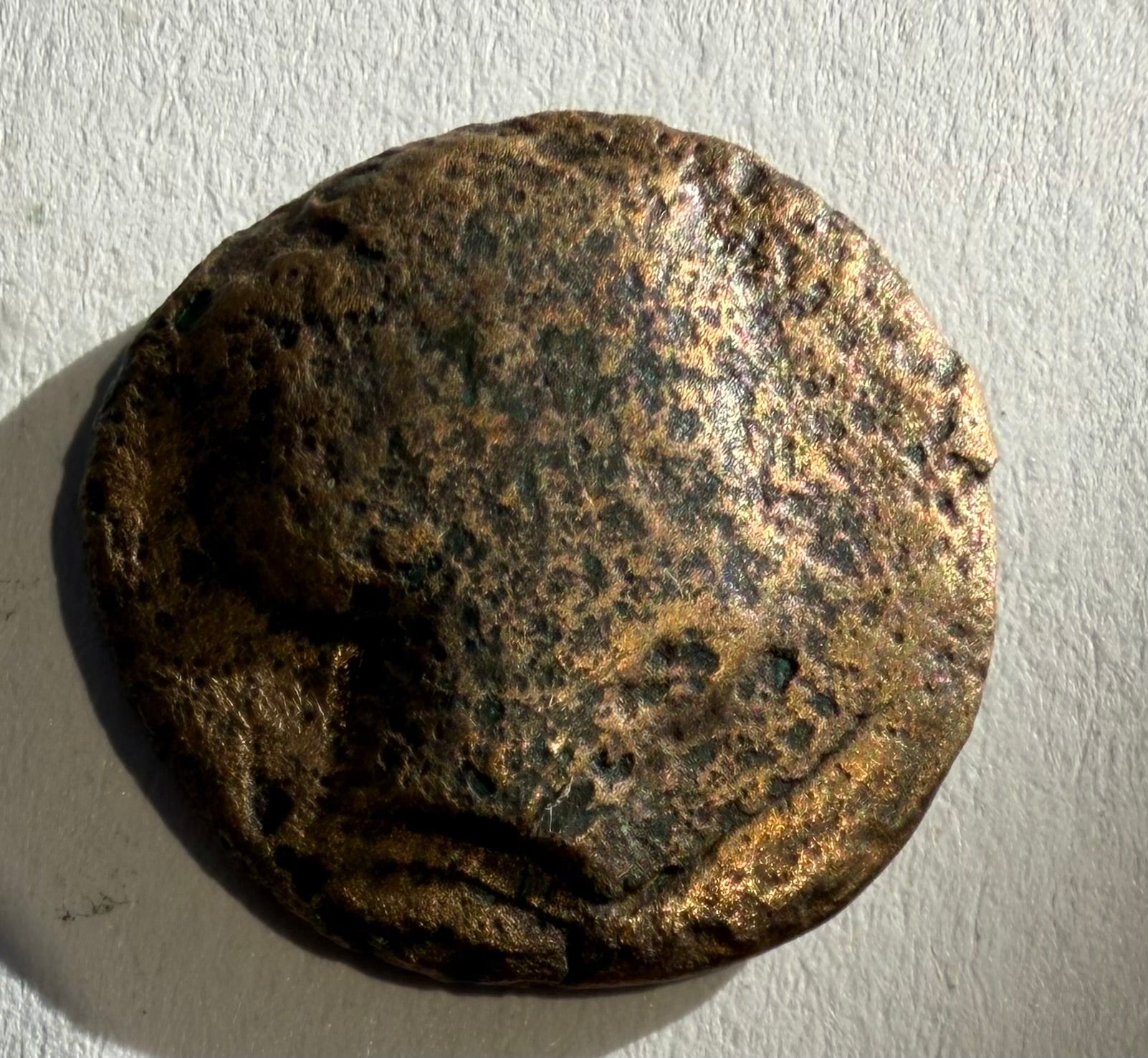 SELEUCID EMPIRE.Antiochus I 280-261 BC.AE. 16mm. Apollo seated