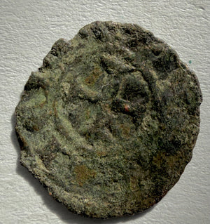 1258-1264 AD ITALY Sicily Manfred von Hohenstaufen Denaro (Copy)