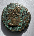 Cyrenaica, head of Zeus-Ammon, Head of Libya ae10-3rd c BC