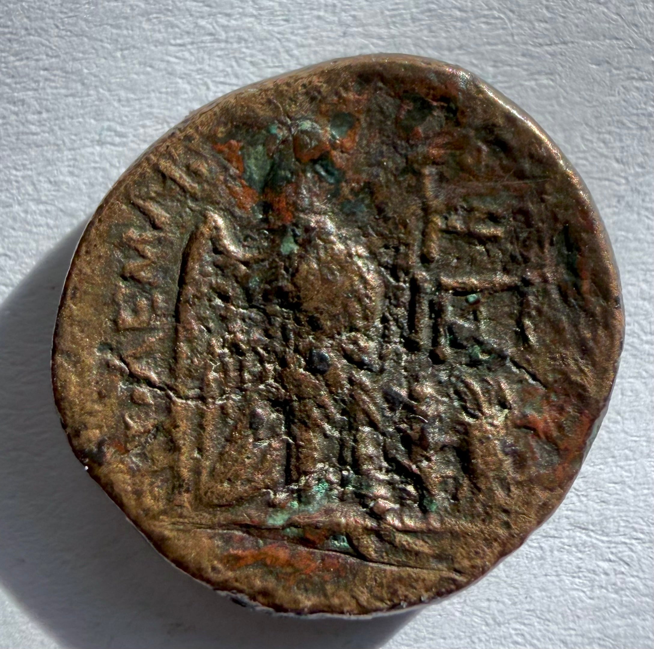 circa 282/75-261 BC, head of Zeus-Ammon right / Palm tree; silphium plant and crab to lower right. BMC 297–300