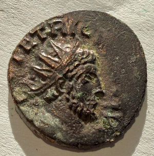 Tetricus II- Hilaritas barbarous Antoninianus-high grade (Copy)