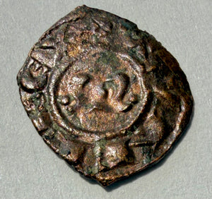 1258-1264 AD ITALY Sicily Manfred von Hohenstaufen Denaro