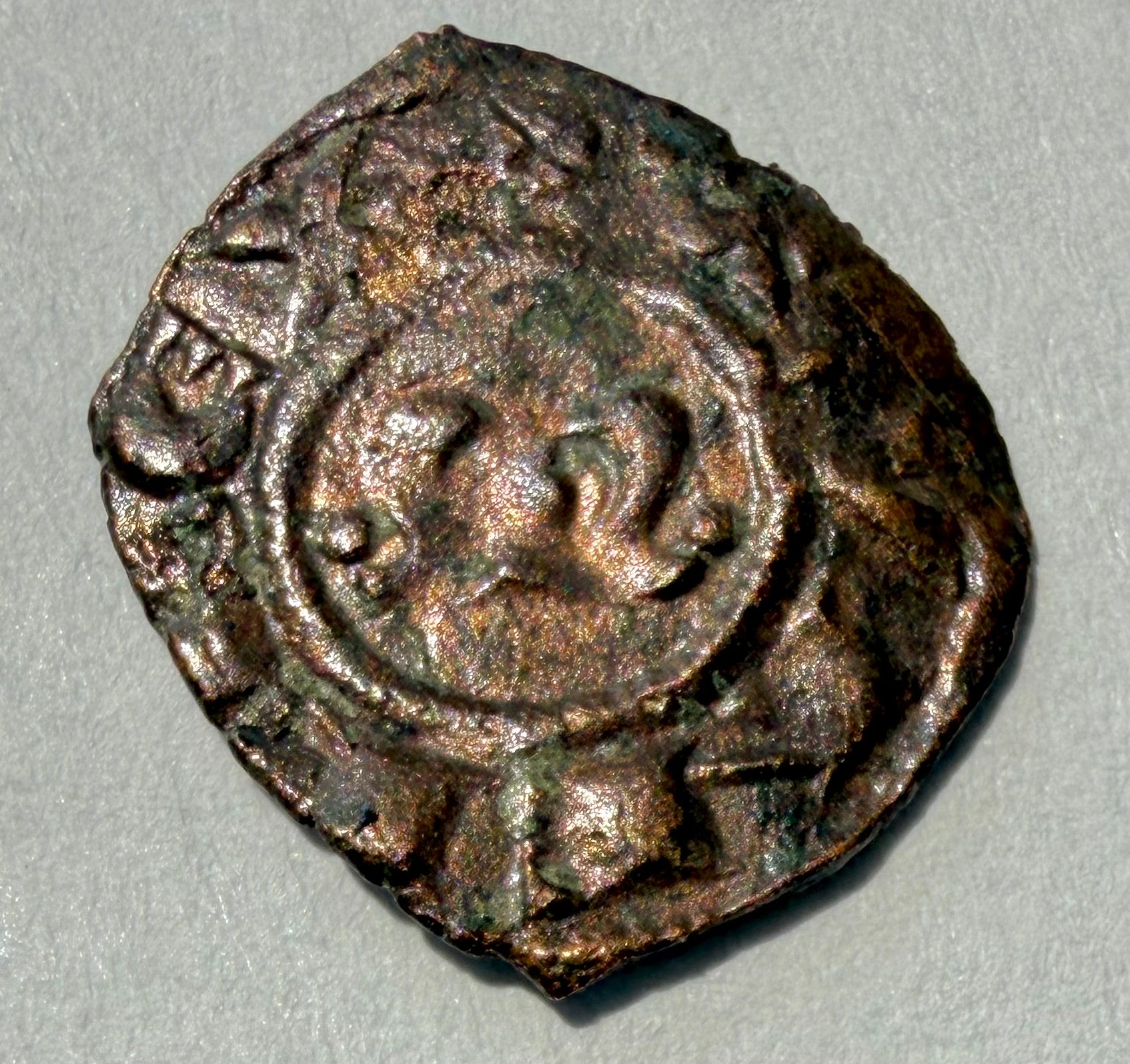 1258-1264 AD ITALY Sicily Manfred von Hohenstaufen Denaro