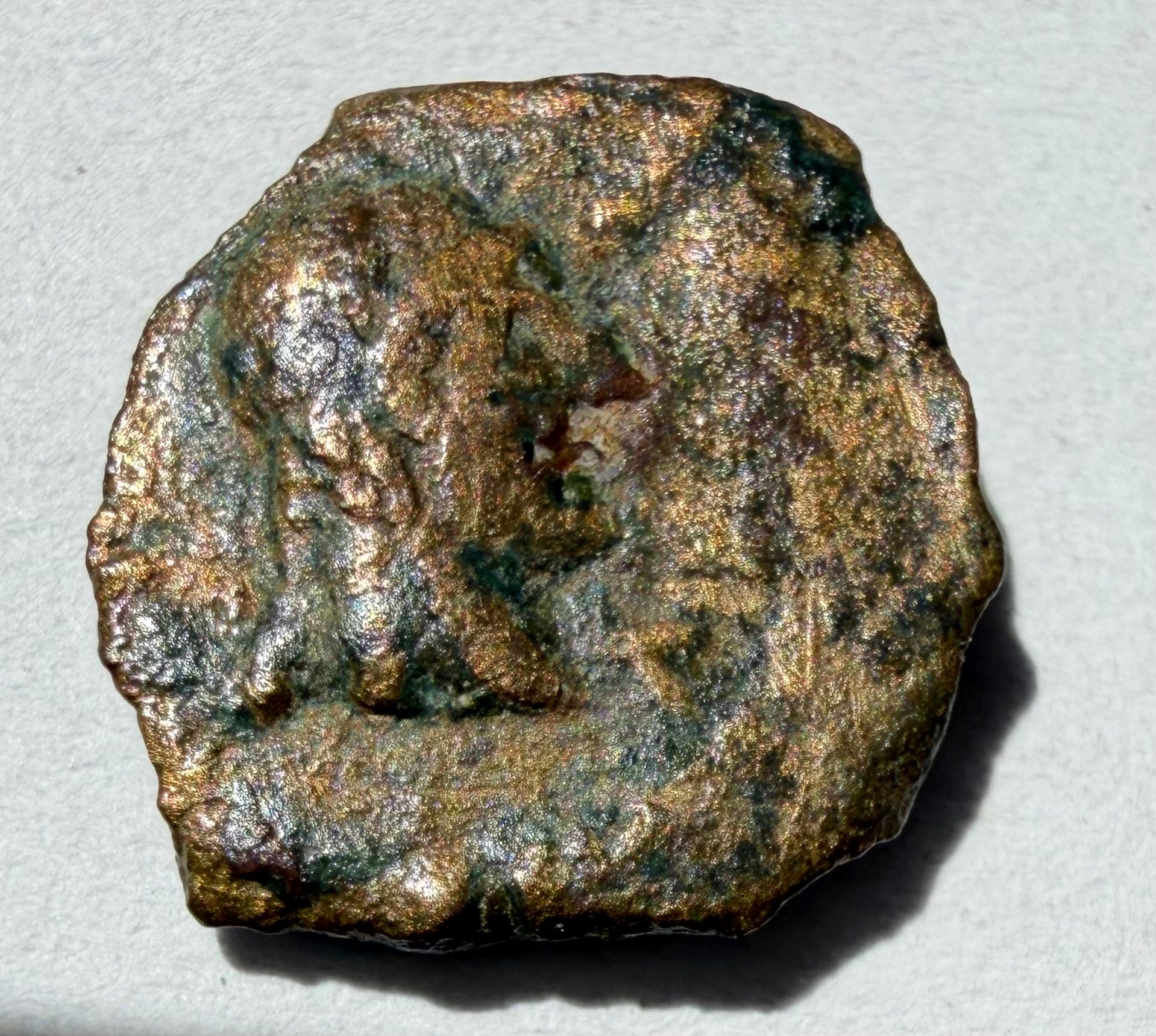 Cyrenaica, head of Zeus-Ammon, Head of Libya ae12-3rd c BC (Copy)