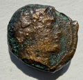 Seleucas IV. ae 15 Apollo and Tripod -187-175 BC