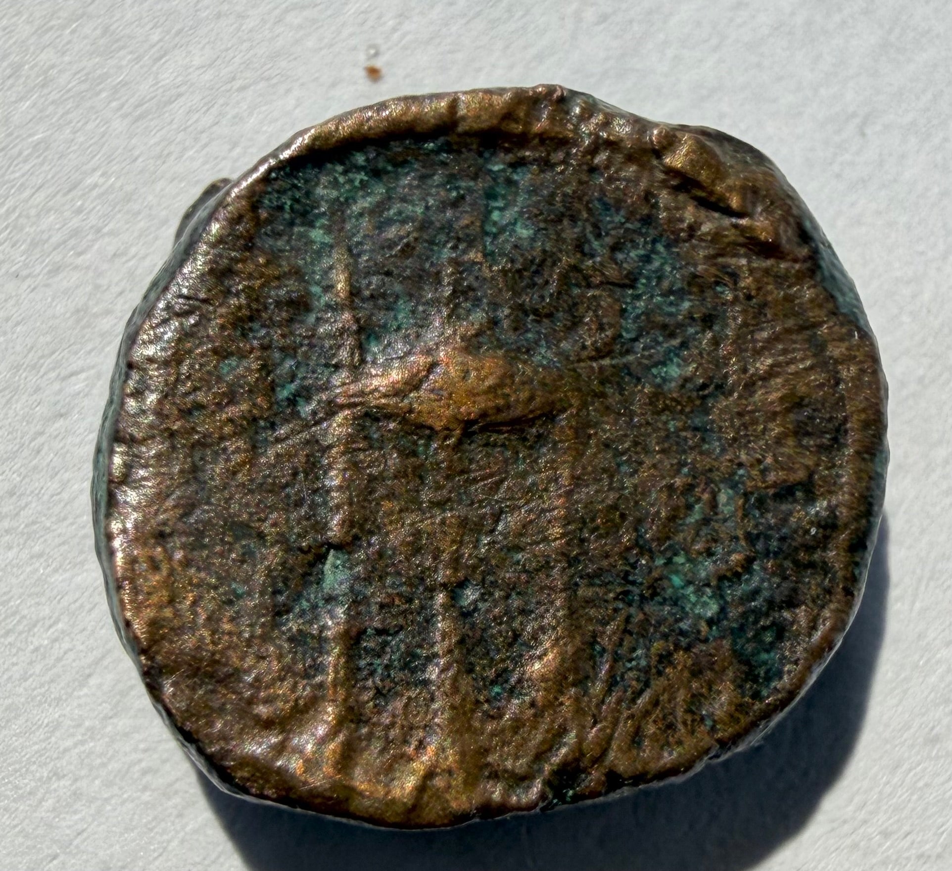 Seleucas IV. ae 15 Apollo and Tripod -187-175 BC