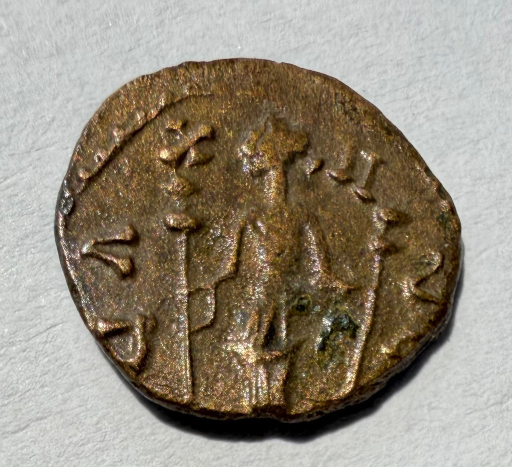 Tetricus I - Antoninianus. -Pax-barbarous-15mm