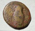 Athens, Attica, AE12 ca 190-183 BC. Cicada. Reverse amphora-very rare