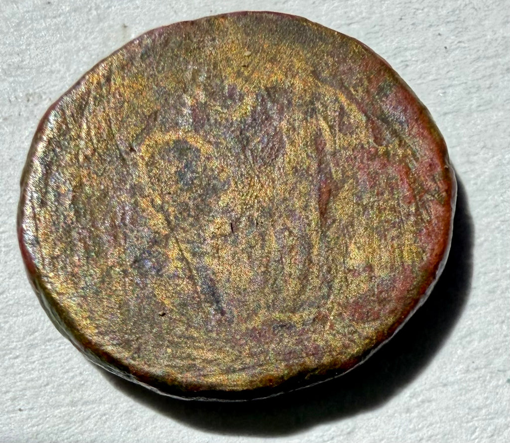 Athens, Attica, AE12 ca 190-183 BC. Cicada. Reverse amphora-very rare