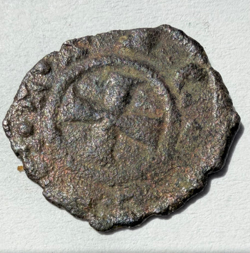 1258-1264 AD ITALY Sicily Manfred von Hohenstaufen Denaro