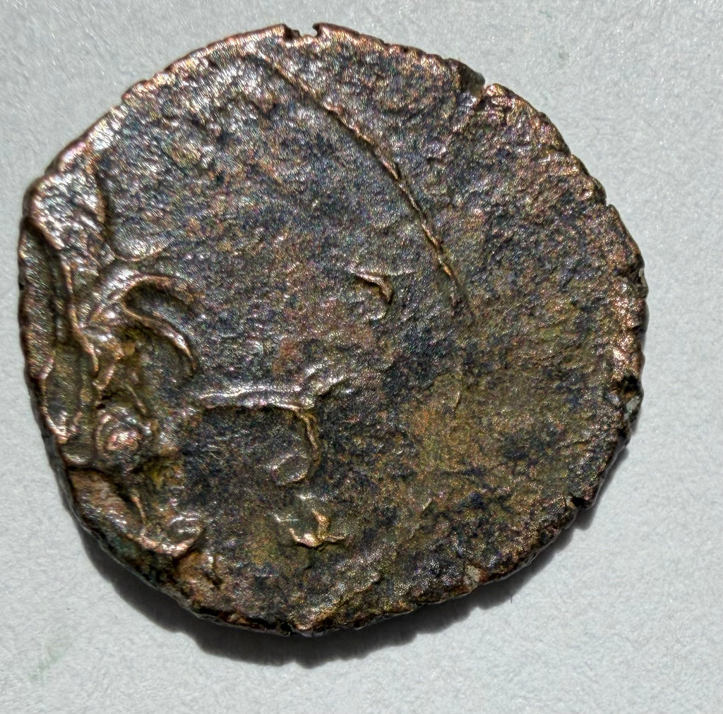 Barbarous Roman coin 15mm -Tetricus I