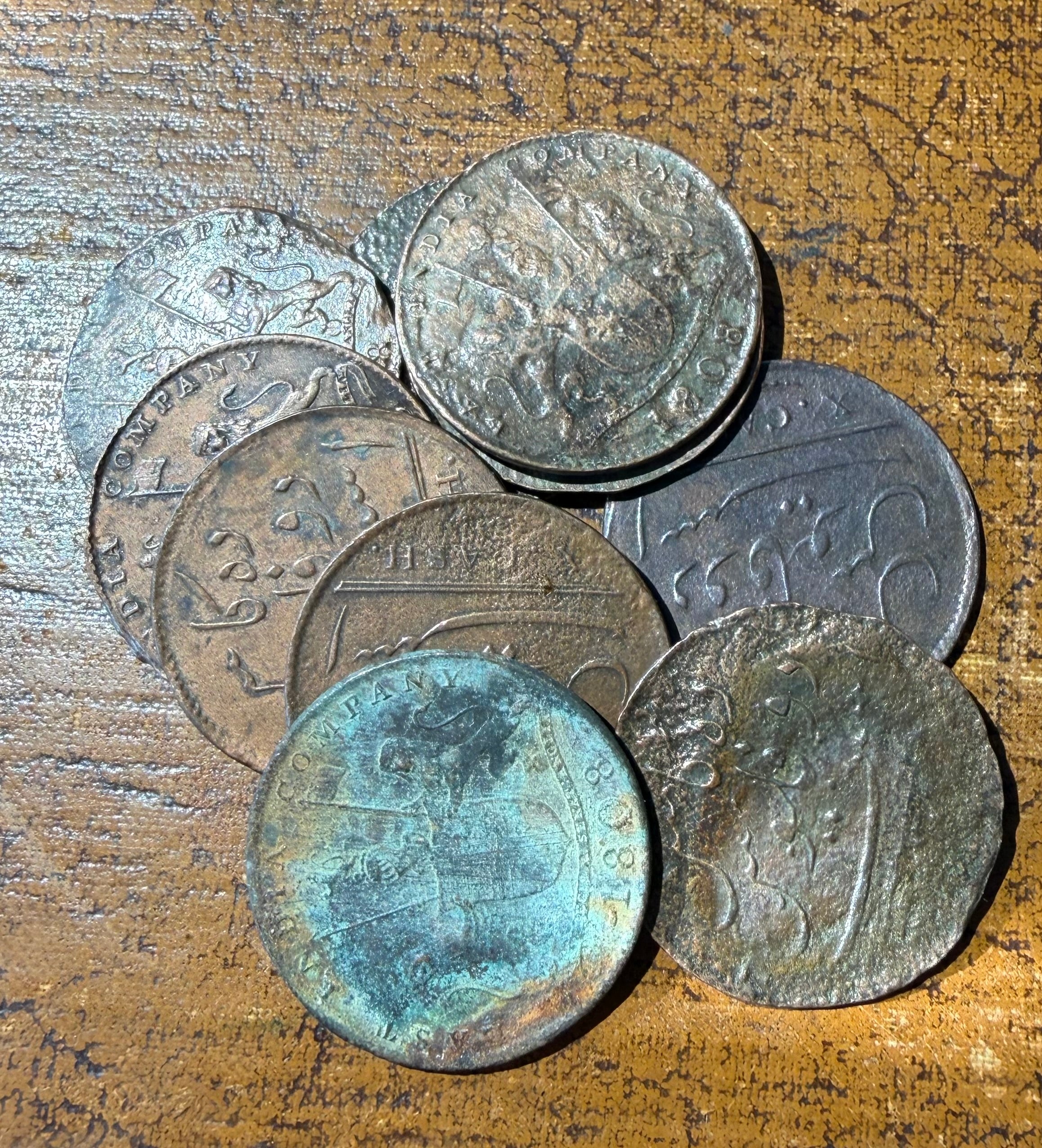 1808 10 Cash East India Company -ten coins