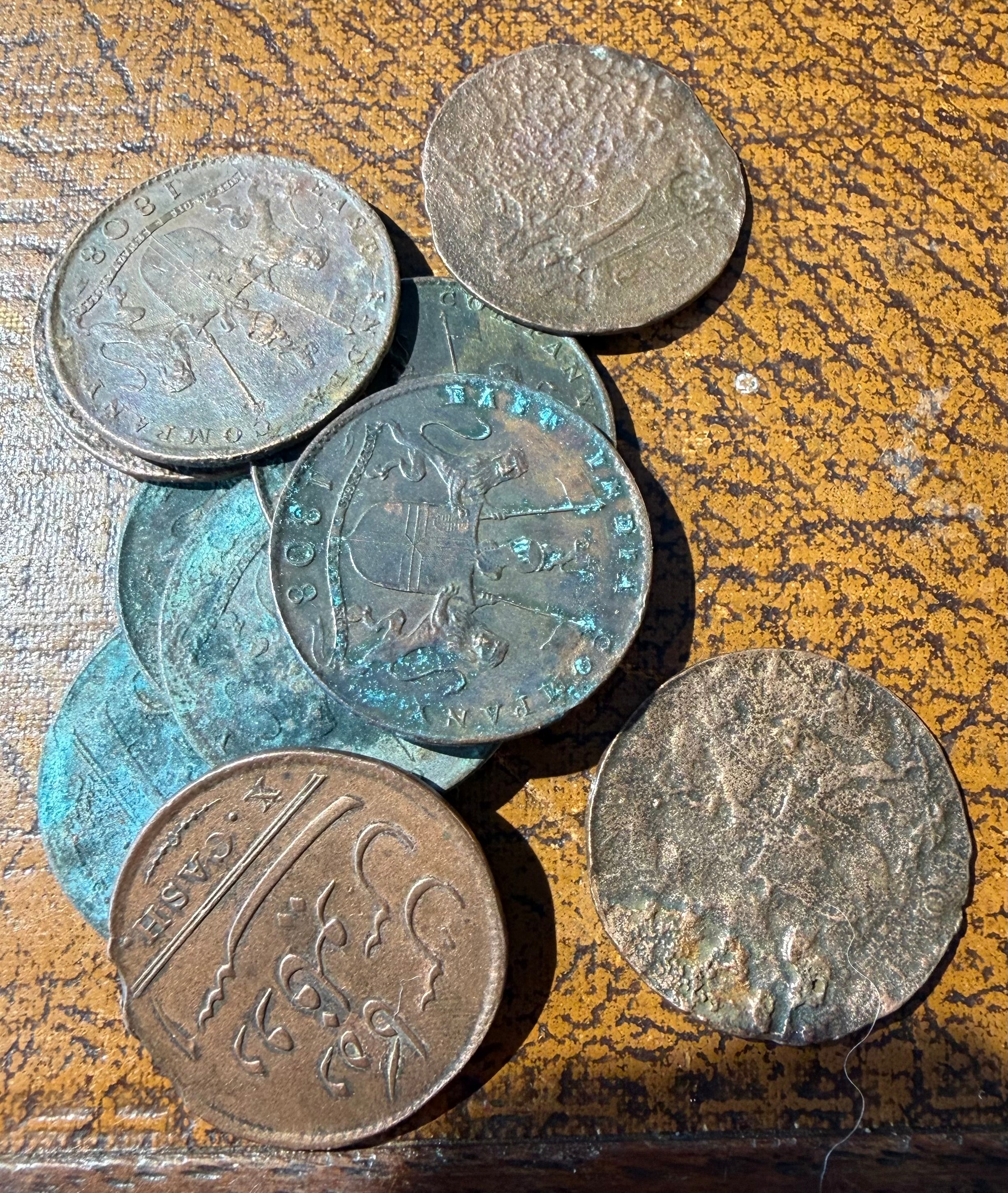 1808 10 Cash East India Company -ten coins